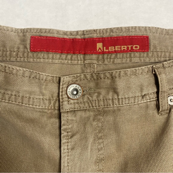 Alberto Tan Brown Corduroy Jeans - Picture 3 of 10